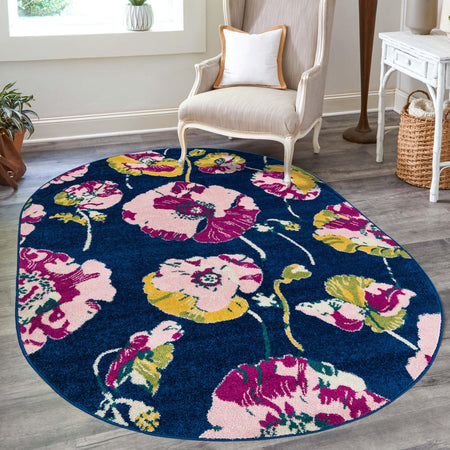 Garden Oasis Collection Area Rug -  Orchard