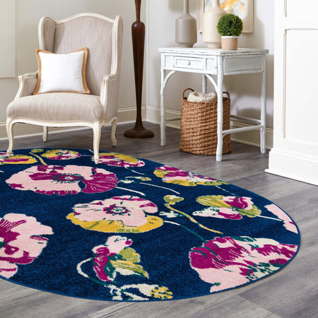 Garden Oasis Collection Area Rug -  Orchard