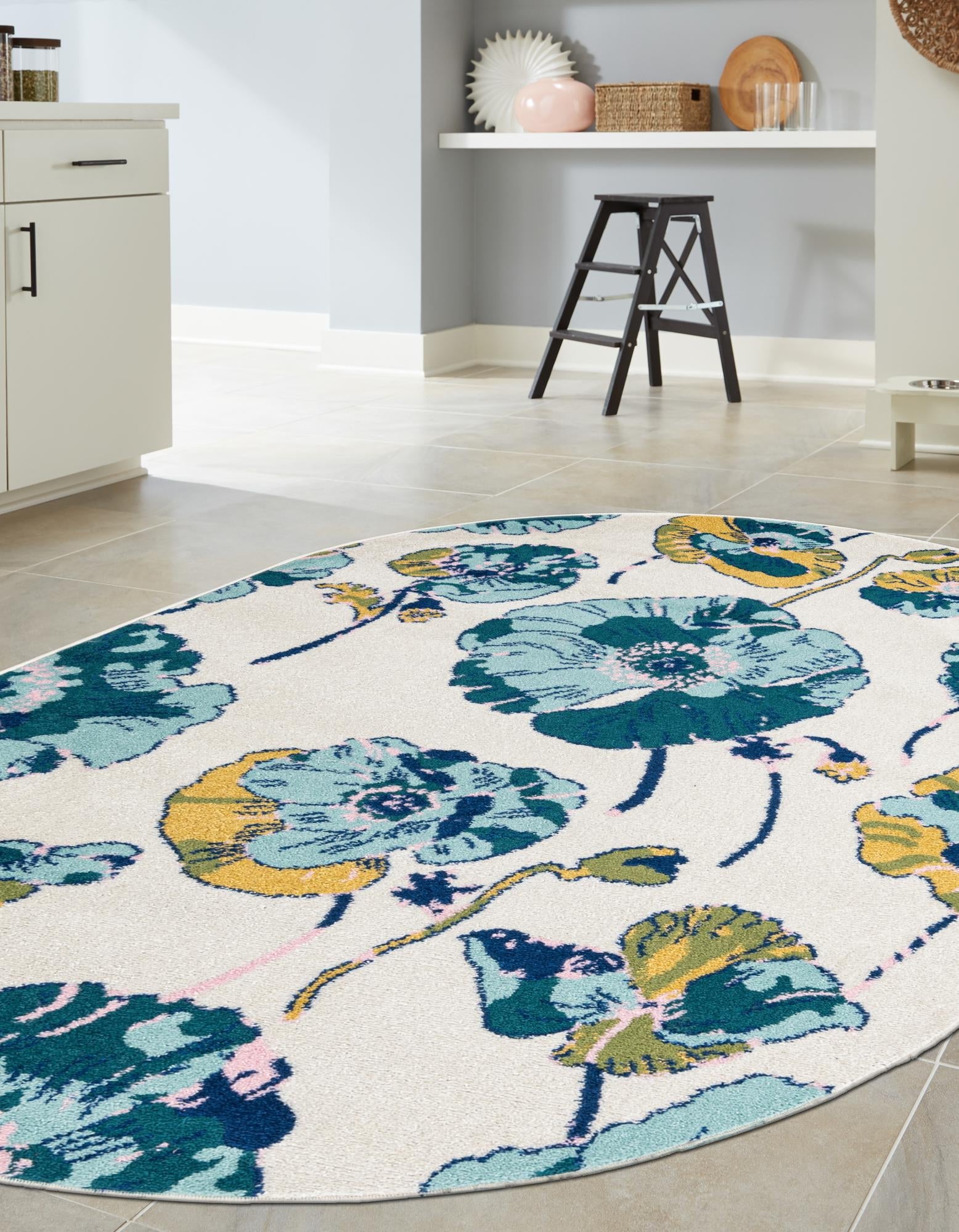 Garden Oasis Collection Area Rug -  Orchard