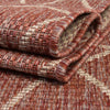 Garden Lattice Oasis Collection Area Rug -  Pavilion (Rust Red) Rectangle Rust Red  lifestyle 20