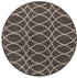 Seaside Lattice Collection Area Rug -  Pavilion (Charcoal)