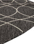 Seaside Lattice Collection Area Rug -  Pavilion (Charcoal)