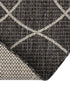 Seaside Lattice Collection Area Rug -  Pavilion (Charcoal)