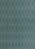 Garden Lattice Oasis Collection Area Rug -  Pavilion (Teal) Rectangle Teal Main