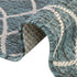 Seaside Lattice Collection Area Rug -  Pavilion (Teal)