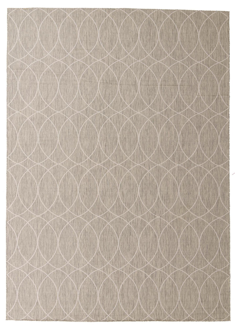 Garden Lattice Oasis Collection Area Rug -  Pavilion (Light Gray) Rectangle Light Gray Main