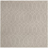 Garden Lattice Oasis Collection Area Rug -  Pavilion (Light Gray) Square Light Gray Main