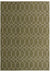 Garden Lattice Oasis Collection Area Rug -  Pavilion (Green) Rectangle Green Main