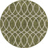 Seaside Lattice Collection Area Rug -  Pavilion (Green)