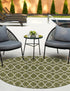 Seaside Lattice Collection Area Rug -  Pavilion (Green)