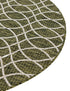 Seaside Lattice Collection Area Rug -  Pavilion (Green)