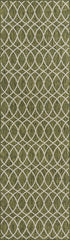 Seaside Lattice Collection Area Rug -  Pavilion (Green)