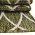 Seaside Lattice Collection Area Rug -  Pavilion (Green)