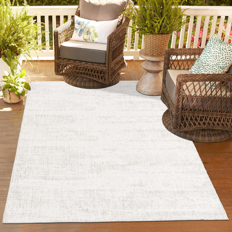 Urban Terrace Collection Area Rug -  Tribeca Rectangle Gray  lifestyle 18