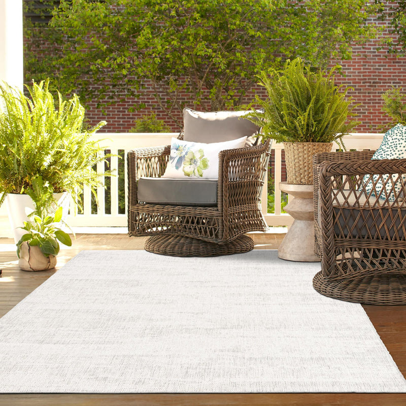 Urban Terrace Collection Area Rug -  Tribeca Rectangle Gray  lifestyle 19