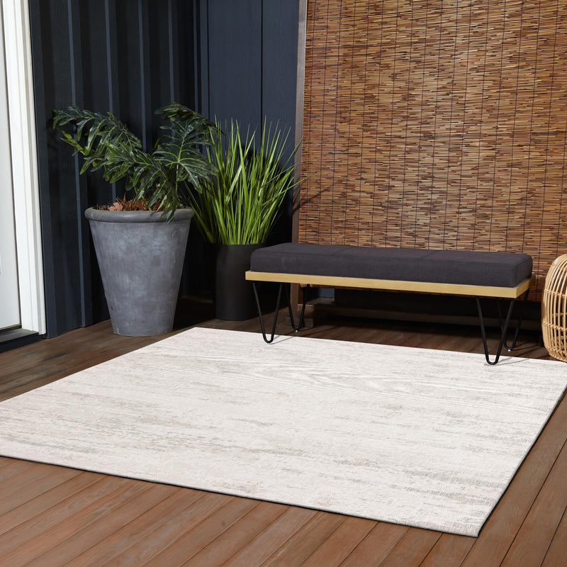 Urban Terrace Collection Area Rug -  Tribeca Square Gray  lifestyle 19