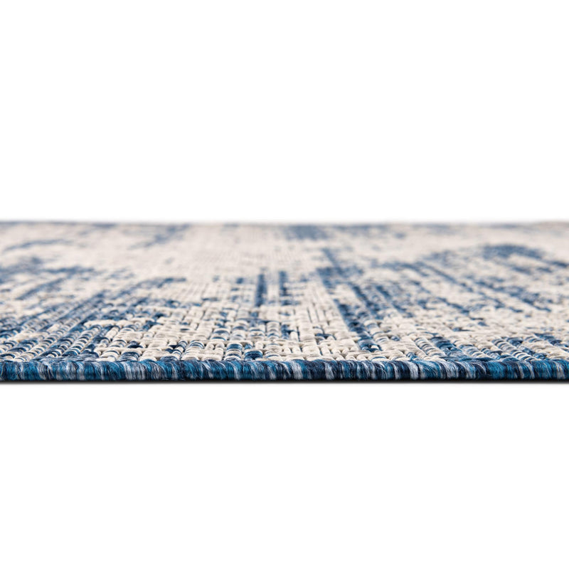 Urban Terrace Collection Area Rug -  Tribeca Rectangle Blue  lifestyle 3