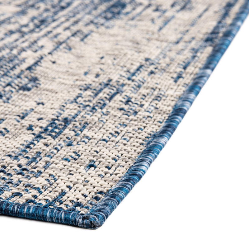 Urban Terrace Collection Area Rug -  Tribeca Rectangle Blue  lifestyle 5