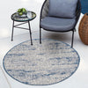 Urban Terrace Collection Area Rug -  Tribeca Round Blue  lifestyle 141