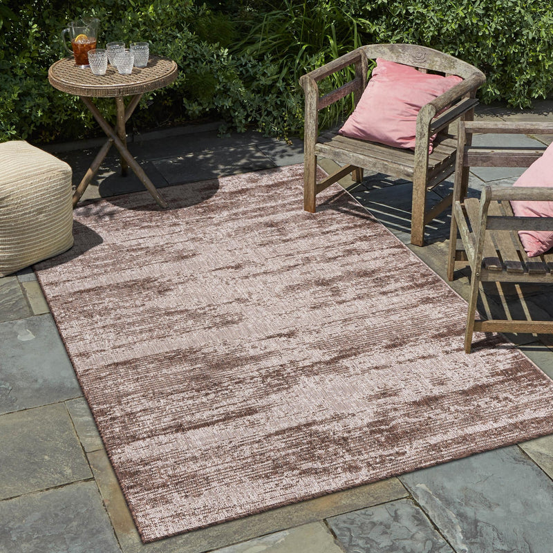 Urban Terrace Collection Area Rug -  Tribeca Rectangle Brown  lifestyle 9