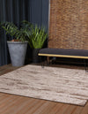 Urban Terrace Collection Area Rug -  Tribeca Square Brown  lifestyle 85