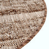 Urban Terrace Collection Area Rug -  Tribeca Round Brown  lifestyle 5