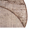 Urban Terrace Collection Area Rug -  Tribeca Round Brown  lifestyle 7