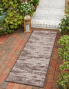 Urban Terrace Collection Area Rug -  Tribeca Runner Brown  lifestyle 68