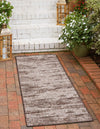 Urban Terrace Collection Area Rug -  Tribeca Runner Brown  lifestyle 86