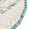 Urban Terrace Collection Area Rug -  Tribeca Round Teal  lifestyle 113