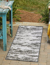 Urban Terrace Collection Area Rug -  Tribeca Runner Charcoal  lifestyle 74