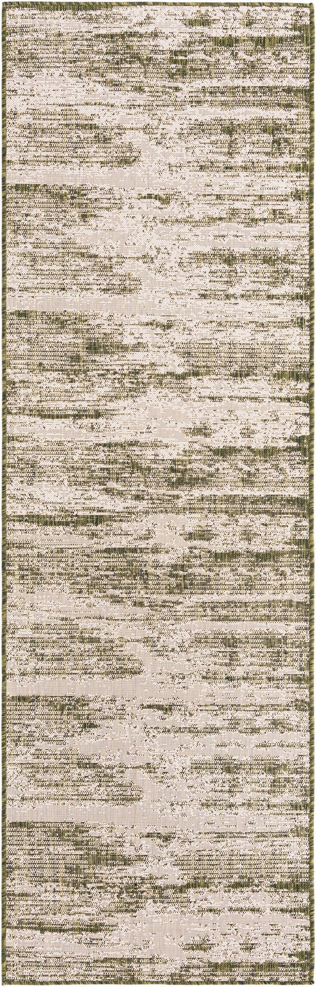 Urban Terrace Collection Area Rug -  Tribeca Runner Green Main