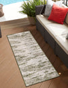 Urban Terrace Collection Area Rug -  Tribeca Runner Green  lifestyle 0