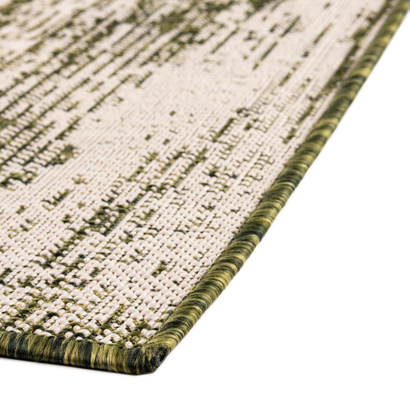 Urban Terrace Collection Area Rug -  Tribeca Runner Green  lifestyle 5