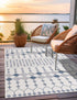 Seaside Lattice Collection Area Rug -  Veranda