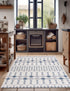 Seaside Lattice Collection Area Rug -  Veranda