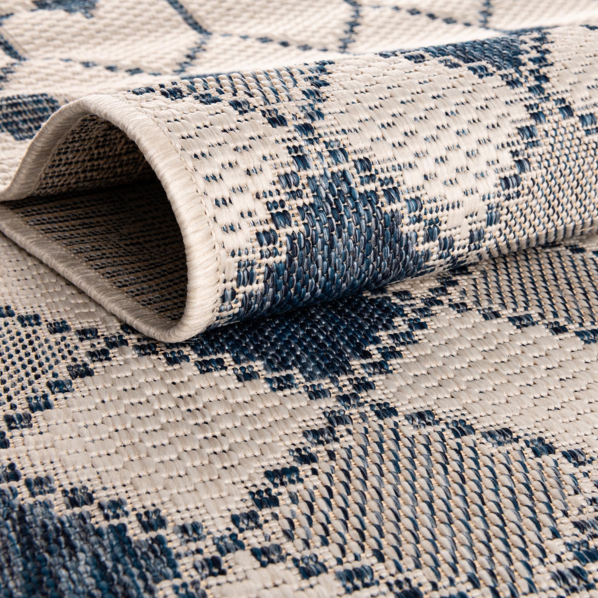 Seaside Lattice Collection Area Rug -  Veranda