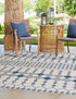 Seaside Lattice Collection Area Rug -  Veranda