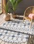 Seaside Lattice Collection Area Rug -  Veranda