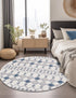 Seaside Lattice Collection Area Rug -  Veranda