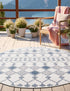 Seaside Lattice Collection Area Rug -  Veranda