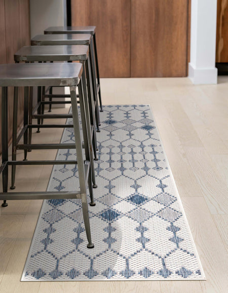 Seaside Lattice Collection Area Rug -  Veranda