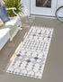 Seaside Lattice Collection Area Rug -  Veranda