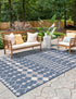 Seaside Lattice Collection Area Rug -  Veranda