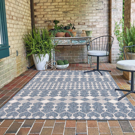 Seaside Lattice Collection Area Rug -  Veranda