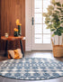 Seaside Lattice Collection Area Rug -  Veranda