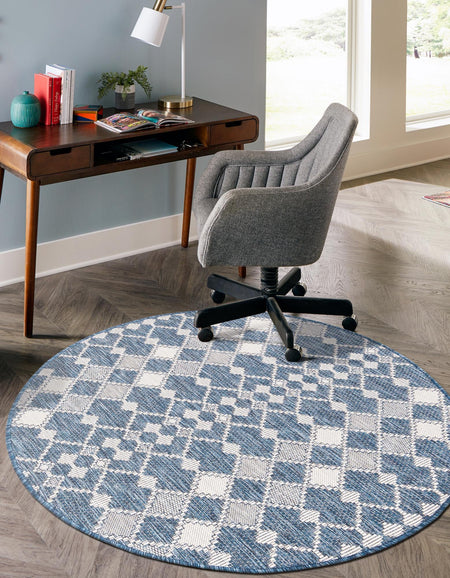 Seaside Lattice Collection Area Rug -  Veranda