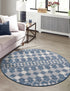 Seaside Lattice Collection Area Rug -  Veranda