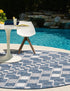 Seaside Lattice Collection Area Rug -  Veranda