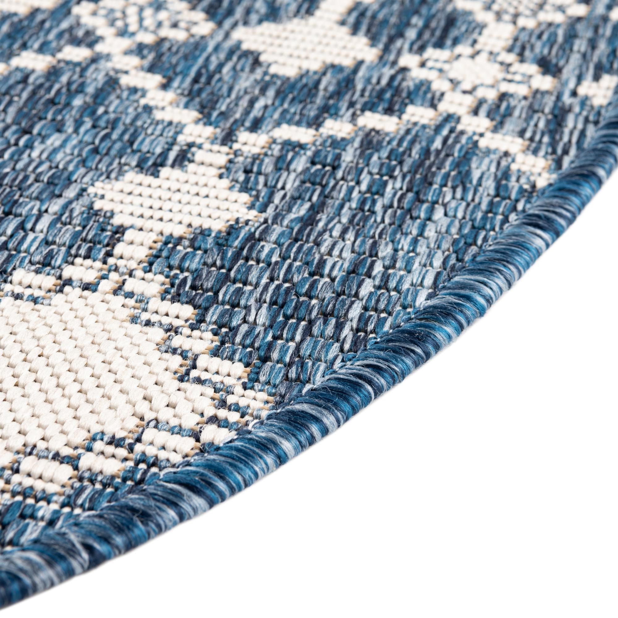 Seaside Lattice Collection Area Rug -  Veranda